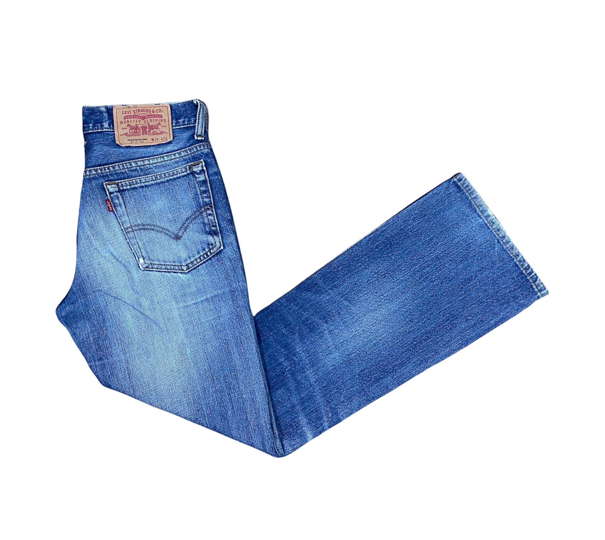Levis 517 Jeans 90s Medium Blue Washed 