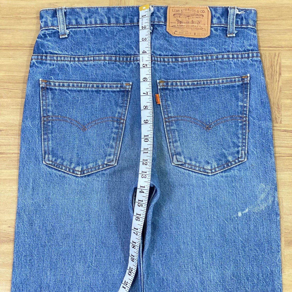 Levis 509 Jeans 80s Orange Tab Medium Blue Straight Leg Mens - Etsy