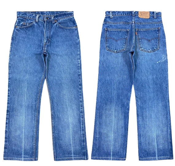 Levis 509 Jeans 80s Orange Tab Medium Blue Straight Leg Mens - Etsy