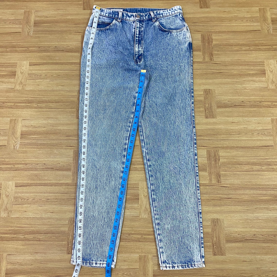 Big John Jeans 90s Acid Washed Tappered Leg Jeans Women W31 | Etsy