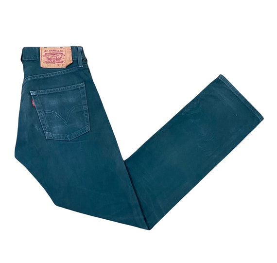 Levis 505 Jeans 90s Light Green Washed Straight Leg Men Jeans - Etsy Levis 505 Jeans 90s Light Green Washed Straight Leg Men Jeans - Etsy