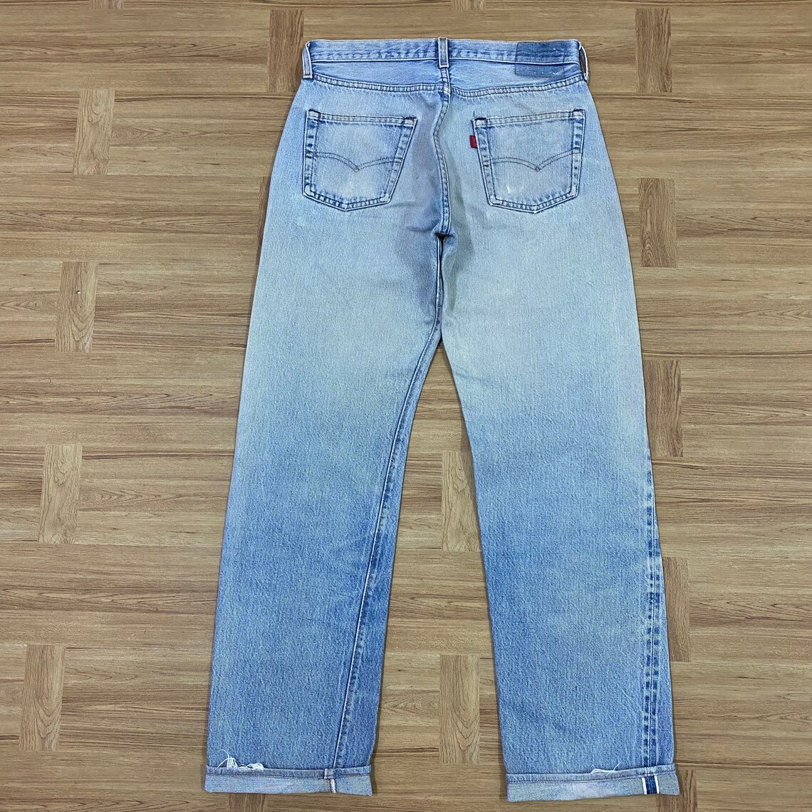 Levis 501 Jeans 80s Rindem 524 Ripped Distressed Denim | Etsy