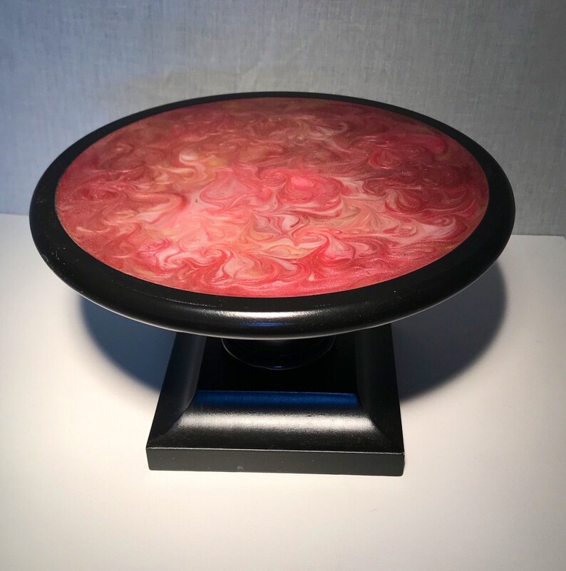 Cupcake Stand Art Tray Functional Art Candle Tray Resin Etsy