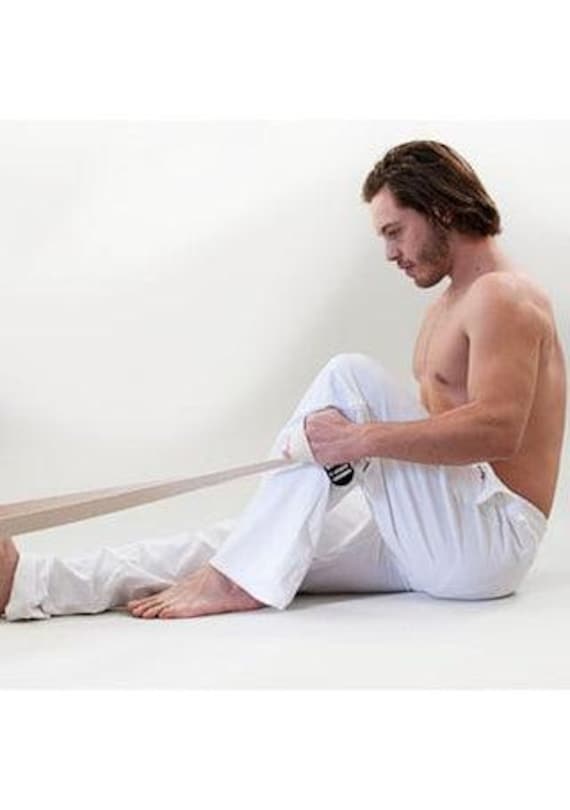 Yoga Mad Cotton Yoga Belt - 2.5 Meters Long With D-Ring Buckle For Stretching & Posture Support