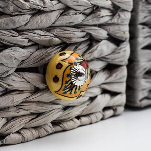 Ceramic Patterned Door Knobs – For Cupboards and Drawers