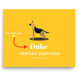 German Shepherd Poster | High Quality Print | 100% Satisfaction Guarantee