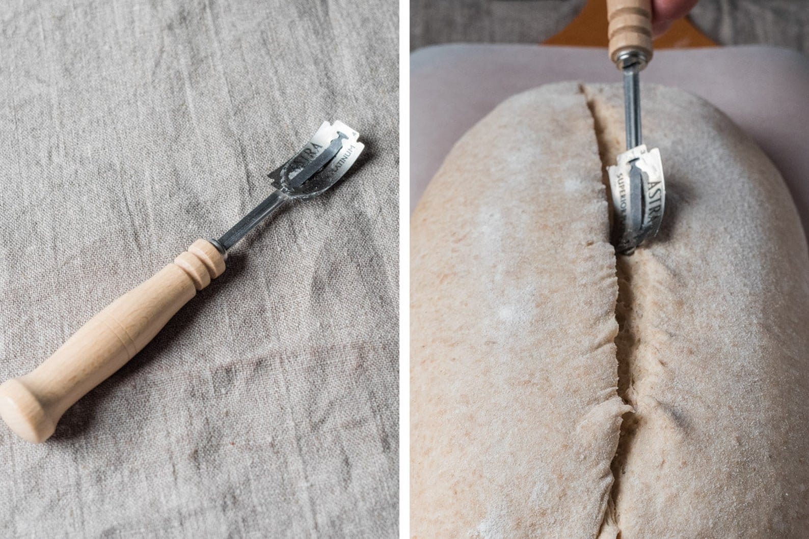 Baker's Bread Lame Dough Scoring Knife Tool Slashing Razor Etsy