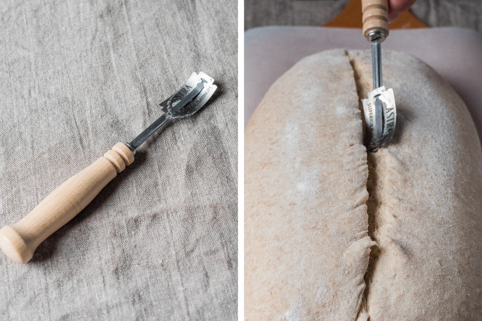 Baker's Bread Lame Dough Scoring Knife Tool Slashing Razor Blade ...