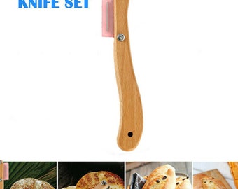 Bäcker Brot Lame Dough Scoring Messer Werkzeug Slasher Rasiermesser Klingen Baguette Sauerteig mit 10 Klingen & Schraubenzieher Schlüssel