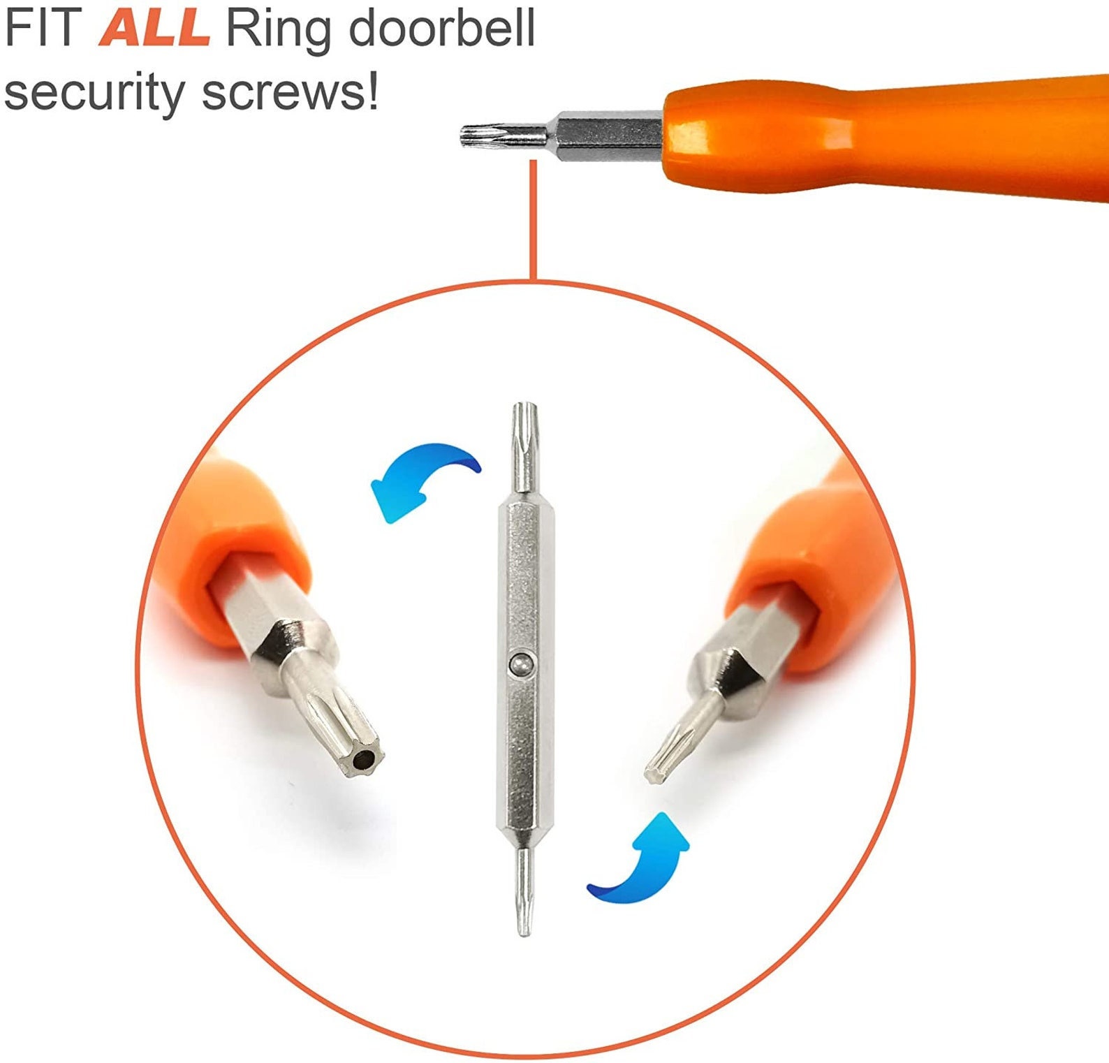 Ring Doorbell Screwdriver and Screws Set Video Doorbell 2 and Pro. Fit