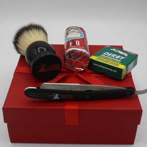 Classic Samurai Straight Razor Shaving Set