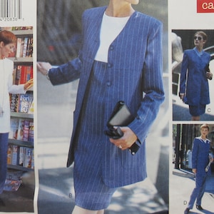 Vogue 6 Piece Wardrobe Sizes 12 14 16 Bust 34 to 38 Inches Career Wardrobe Uncut FF Vogue 1533