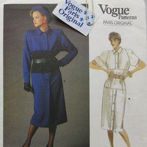 Vogue Paris Original Chloe Unused Dress Pattern Size 10 Bust 32 and Half Inch with Vogue Paris Original Tag, 1765, See Description