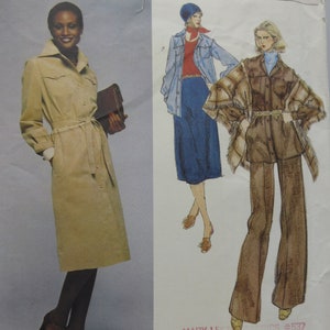 Vogue Paris Original Pierre Balmain Uncut Pattern for 5 Pieces Top Dress Skirt Pants and Shawl Size 10 Bust 32 and Half Factory Folded