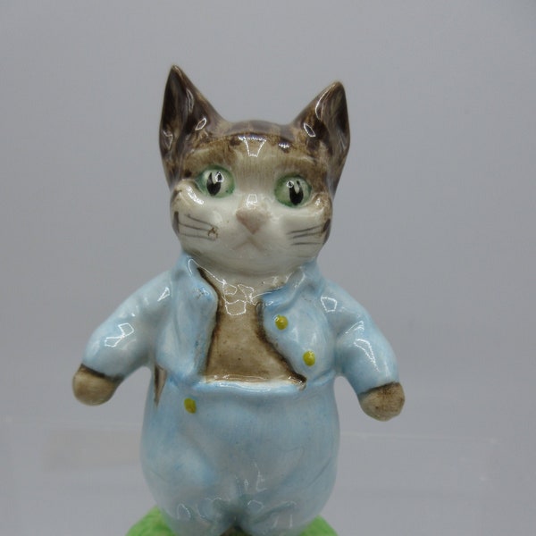 Tom Kitten Figurine, Beswick, 1948 Dated was Made 1974 to 1985, BP 3b, Tom Kitten from Beatrix Potter, 3.25 Inches Tall