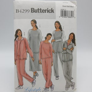 Butterick Easy Knits Sizes Xs S M, 5 Pieces Skirt, Jacket, Top, Tunic, Pants Pattern Bust 29&quot; to 36&quot; Uncut FF Butterick B4299