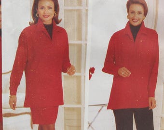 Butterick Ellen Tracy Tunic Skirt and Pants Sizes 6 9 10 Bust 30&quot; to 32 1/2&quot; Uncut FF Summer to Fall Fabrics Butterick 4679