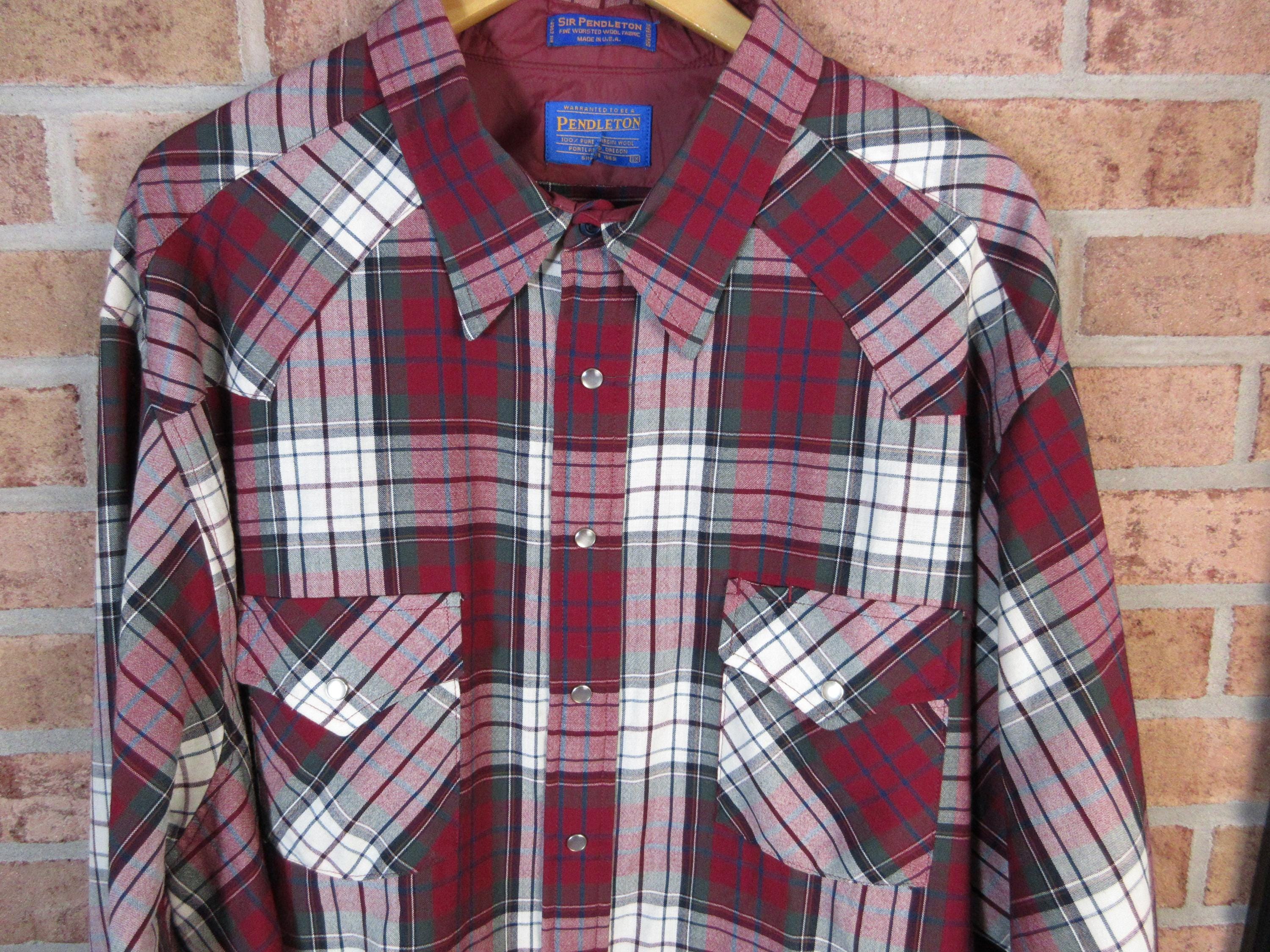 Burgundy Wool Shirt - Etsy