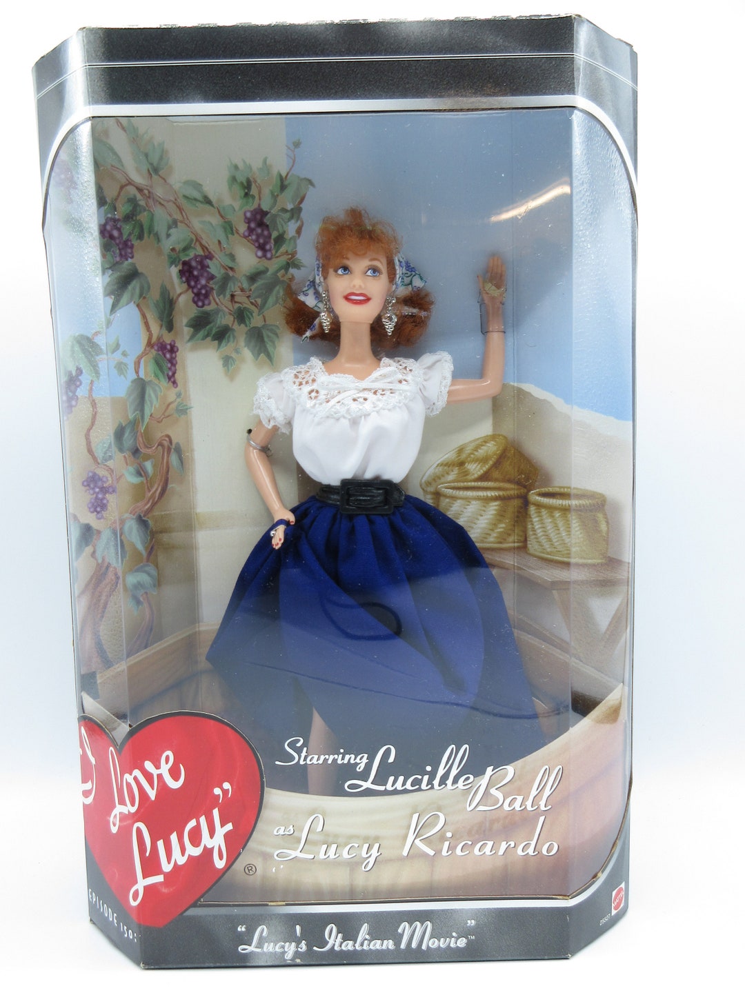 I Love Lucy Barbie Doll Collector Edition Lucy's Italian Movie Episode 150, 5th Season Vineyard