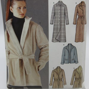 New Look Coat and Jacket Pattern 8 to 18 New Uncut Factory Folded Winter Coat or Summer Coat 5 Styles