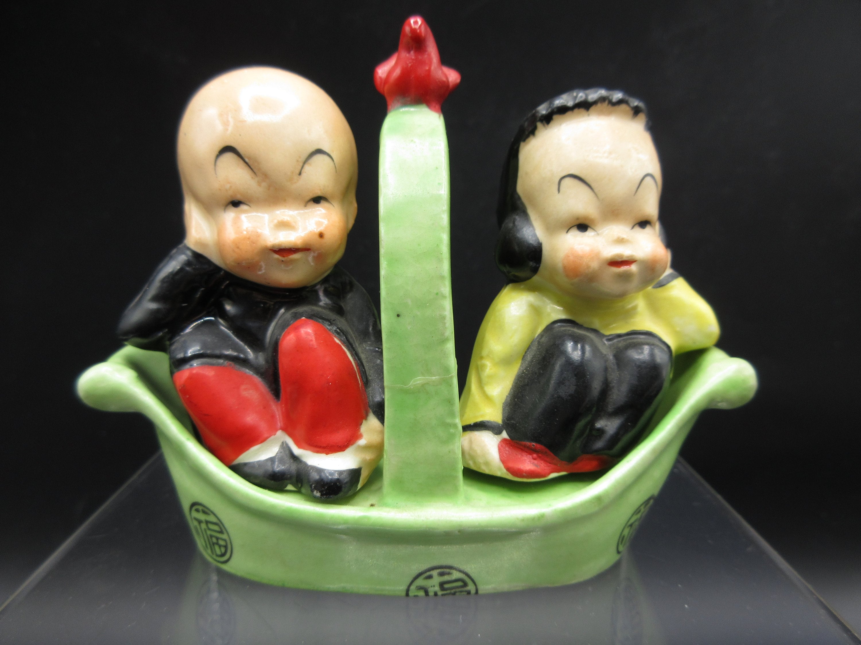 ヴィンテージMARURI 中国人形　ソルト＆ペッパー Maruri Japan - Etsy