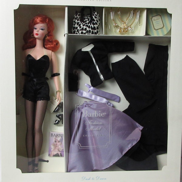 Silkstone Barbie Dusk to Dawn NRFB 2000 Limited Edition Collectible Gift Set Mattel 29654 NRFB Condition