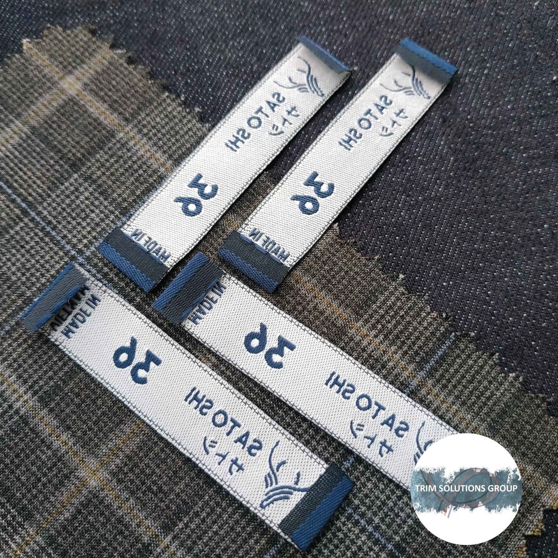 Main Woven Labels Main Size Woven Label for Clothing Etsy