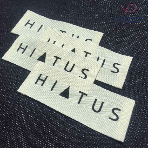 Printed Label Cotton Satin Main Label Size Label Luxury Etsy