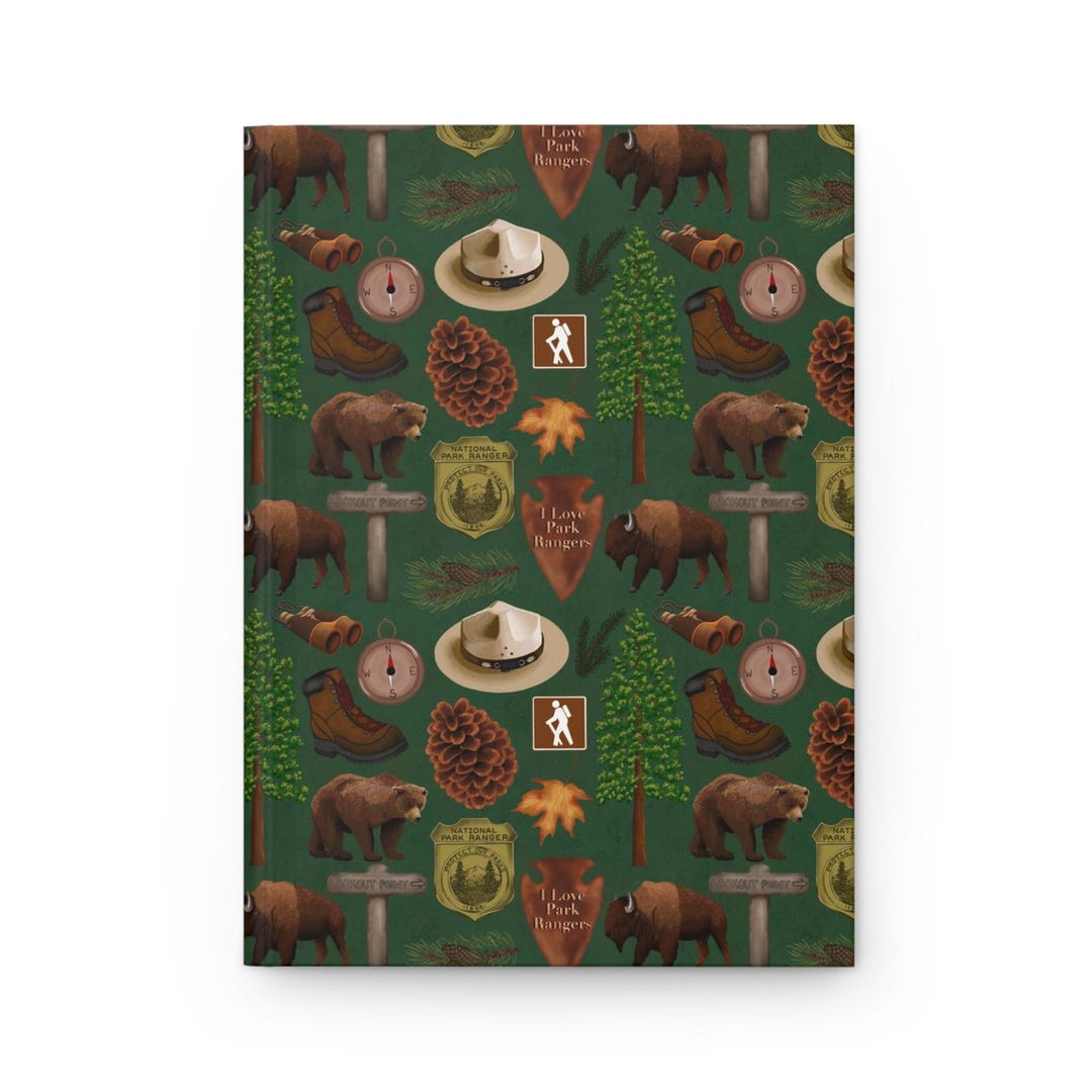 Park Ranger Journal, National Park Explorer Hardcover Notebook ...