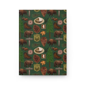 National Park Explorer Hardcover Journal: Hand-Drawn Adventure Diary