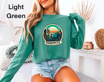 Yosemite Long Sleeve T-Shirt: Nature Apparel for Outdoor Lovers