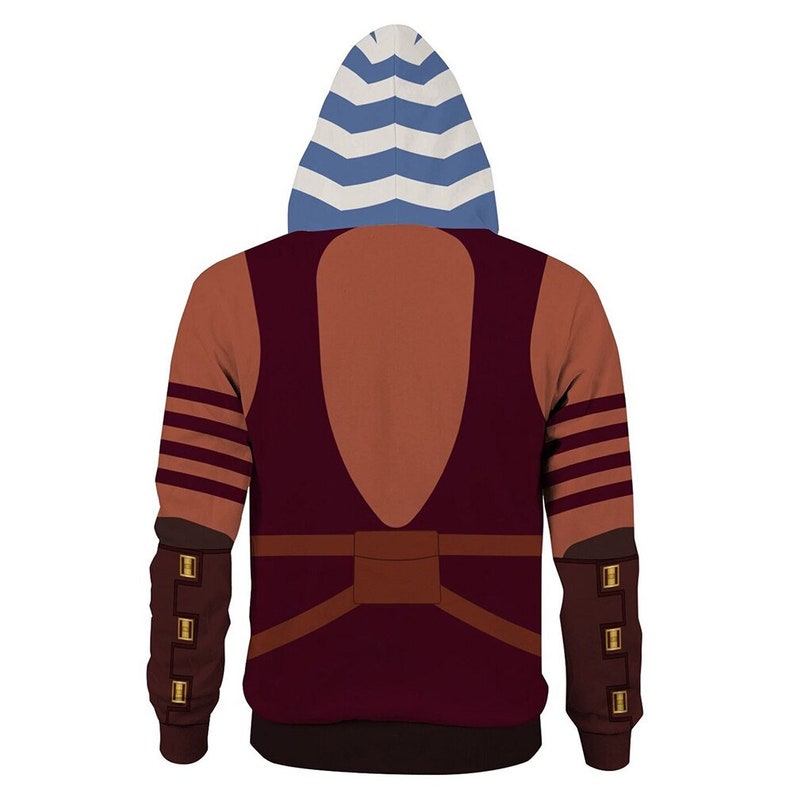 Ahsoka Tano Costume Star Cosplay Wars The Clone Wars Hoodie Hooded Sweatshirt