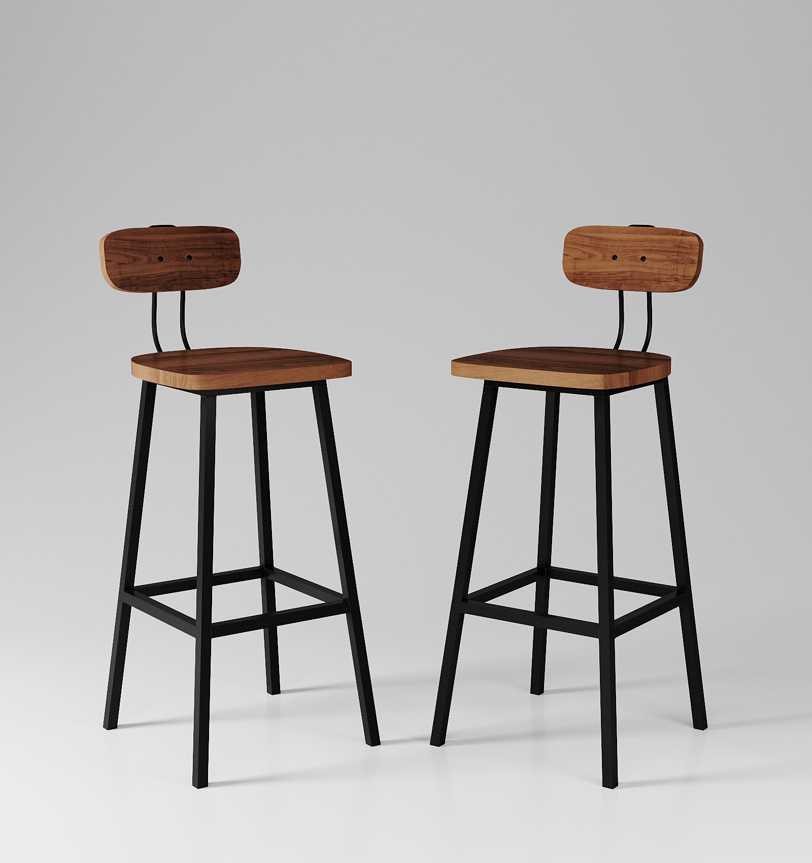 Height 1340in 3399cm and wood bar stool Etsy