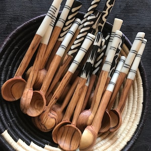 Olive wood spoons, spoons, wooden spoons, wooden utensils