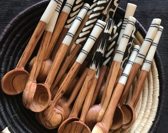 Olive wood spoons, spoons, wooden spoons, wooden utensils