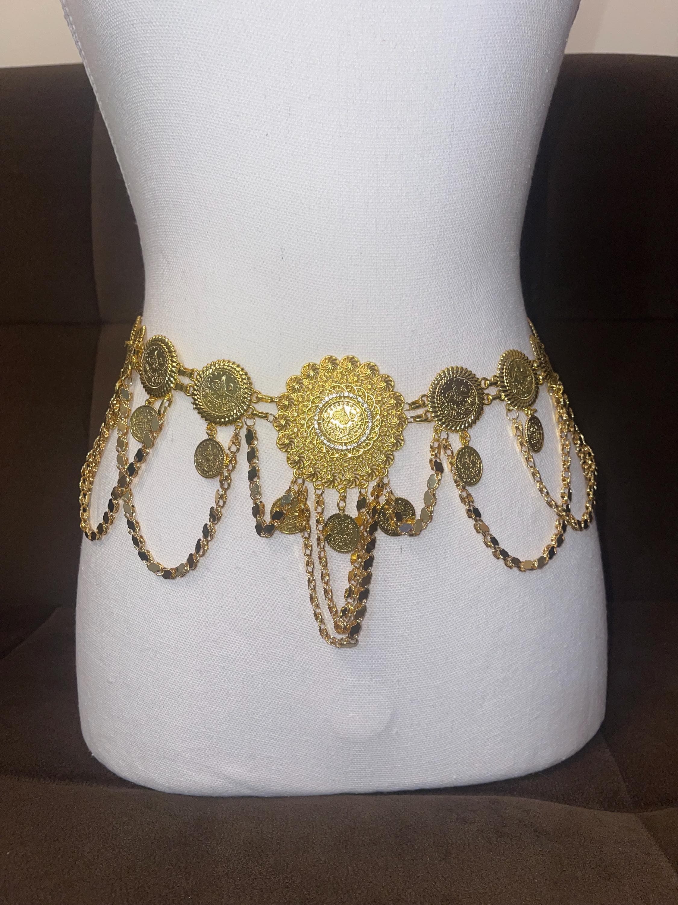 Metallic Belt - Gold main image 0