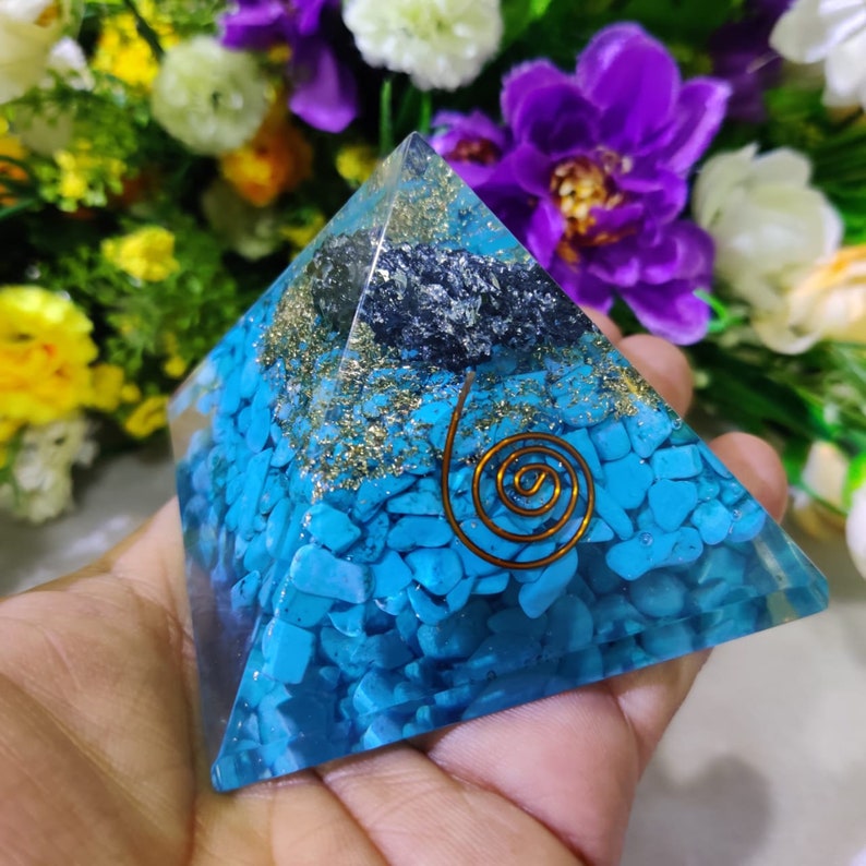 Black Magic Protection and Spiritual Guide Orgone Pyramid 75 Etsy