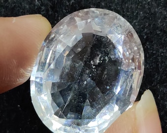 Phenacite Phenakite Trilliant Cut Gem Stone 29 Carat Synergy 12 Stones Altar Stone Quartz