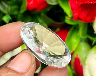 Phenacite Phenakite Trilliant Cut Gem Stone 52 Carat Synergy 12 Stones Altar Stone Quartz