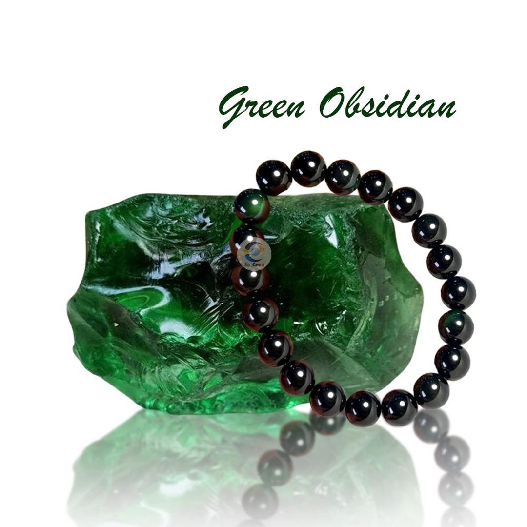 Bracelet Cuir London Vert Foncé Brillant - Hirsch