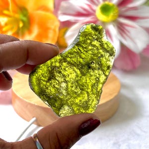 Czech Republic Moldavite 130 Carat Natural Stone Very Rare AAAAA Grade