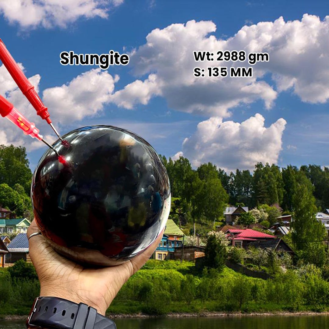 135 MM Shungite Crystal Stone Sphere Ball Orb 2988 Gram - Etsy