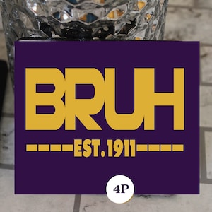 One-Of-A-Kind Coasters & Mousepads/Omega Psi Phi Bruh 1911/Round/Circle