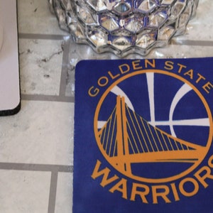 Personalized Coasters & Mousepads/One of A Kind Golden State Warriors 2/ Or Add Your Favorite NBA Team/Round/Circle