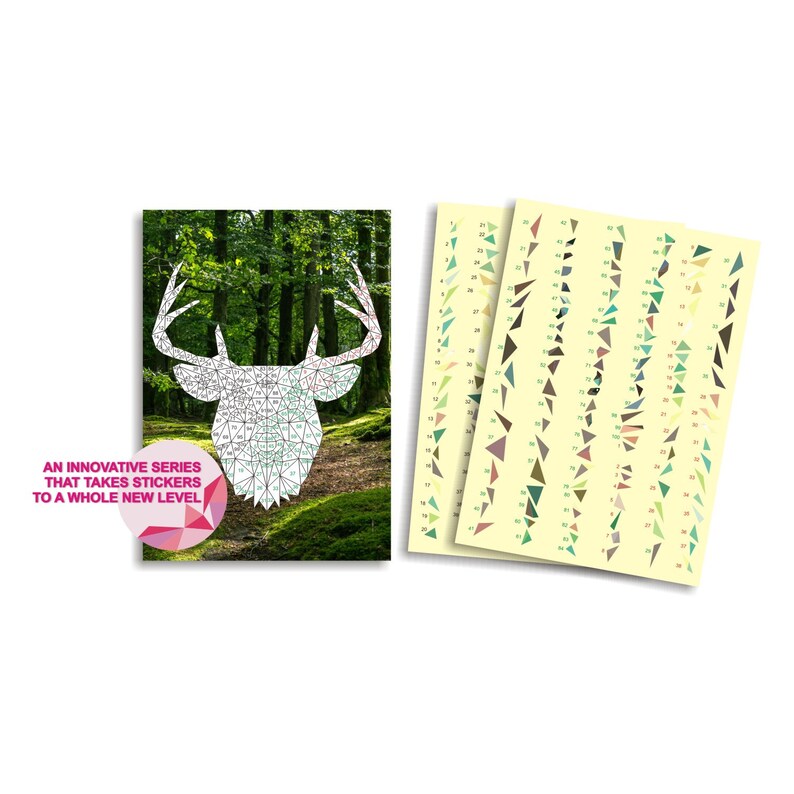 Download Adult coloring pages Craft kit for teens Color By Sticker Kit Paint by sticker kit Adult puzzle ...