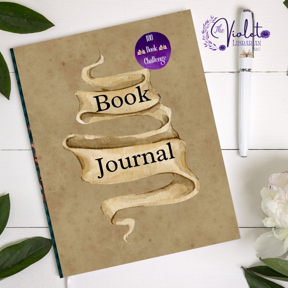 Hardcover Book Journal Reading Journal Journals Book Lover Etsy