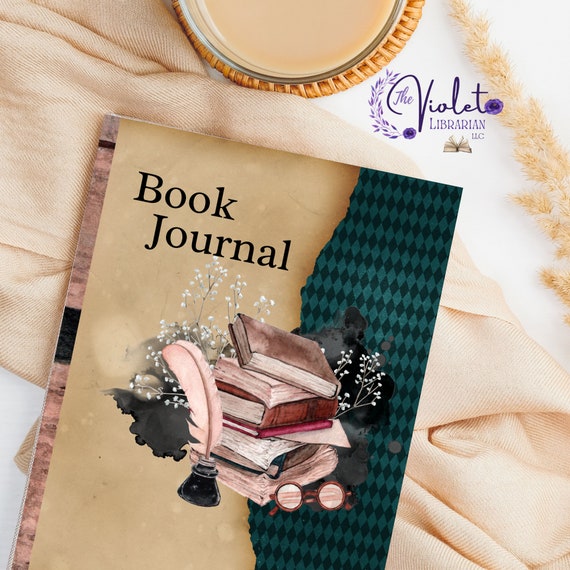 Hardcover Book Journal Reading Journal Journals Reader Etsy