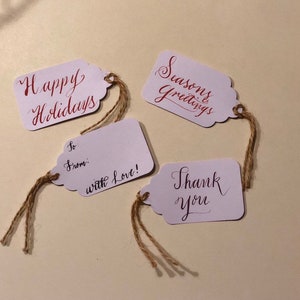 Gift tags