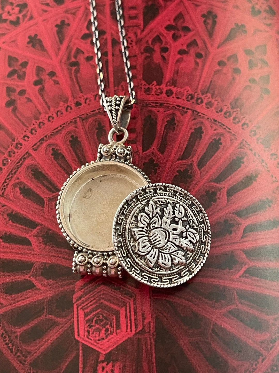 Ancient Greek Style LOCKET Necklace Sterling Silver 925K Wish, Photo ...