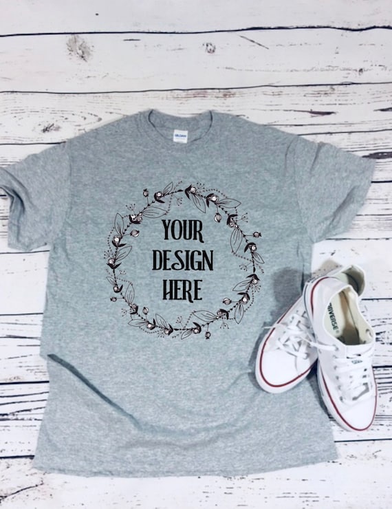 Gildan T-Shirt Mockup Etsy Shop Mockup Real Gildan T-Shirt Mockup Etsy Shop Mockup Real